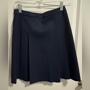 Tory Sport Navy Performance Pleated Skirt.  Size 2. NWOT